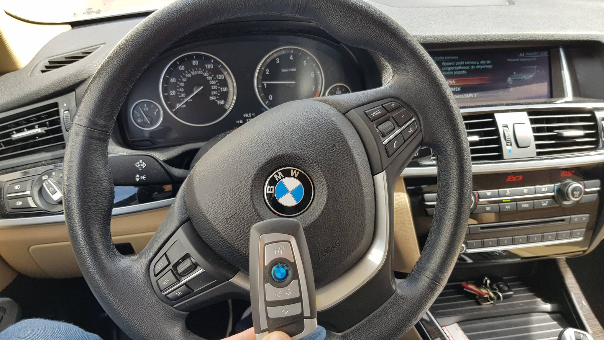 BMW X3 2016 USA DOROBIENIE KLUCZA